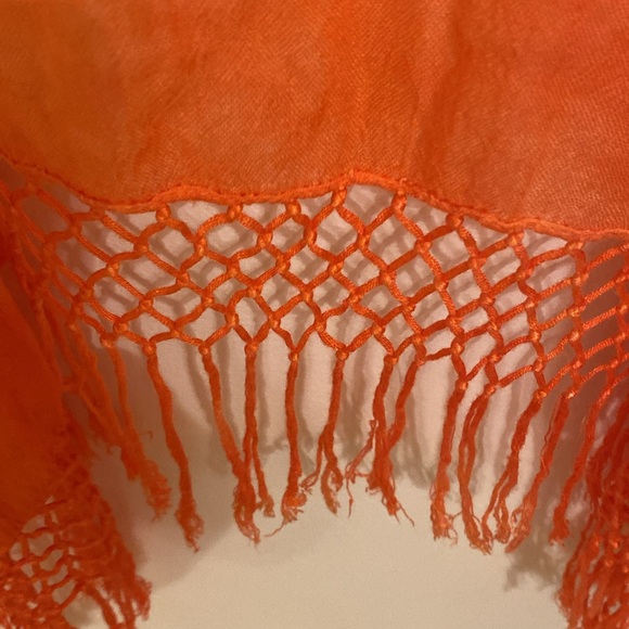 Anthropologie Gypsy 05 tie dye fringed shawl OS - Picture 4 of 7